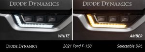 Ford F-150 Fog Light Assembly - Diode Dynamics - Elite Series LED - Yellow - `21-`23